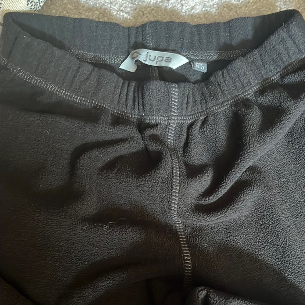 Jupa Black Fleece Pants